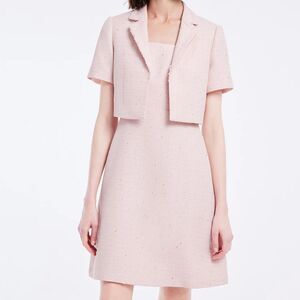 Unbranded Women's Pink and Cream Dress